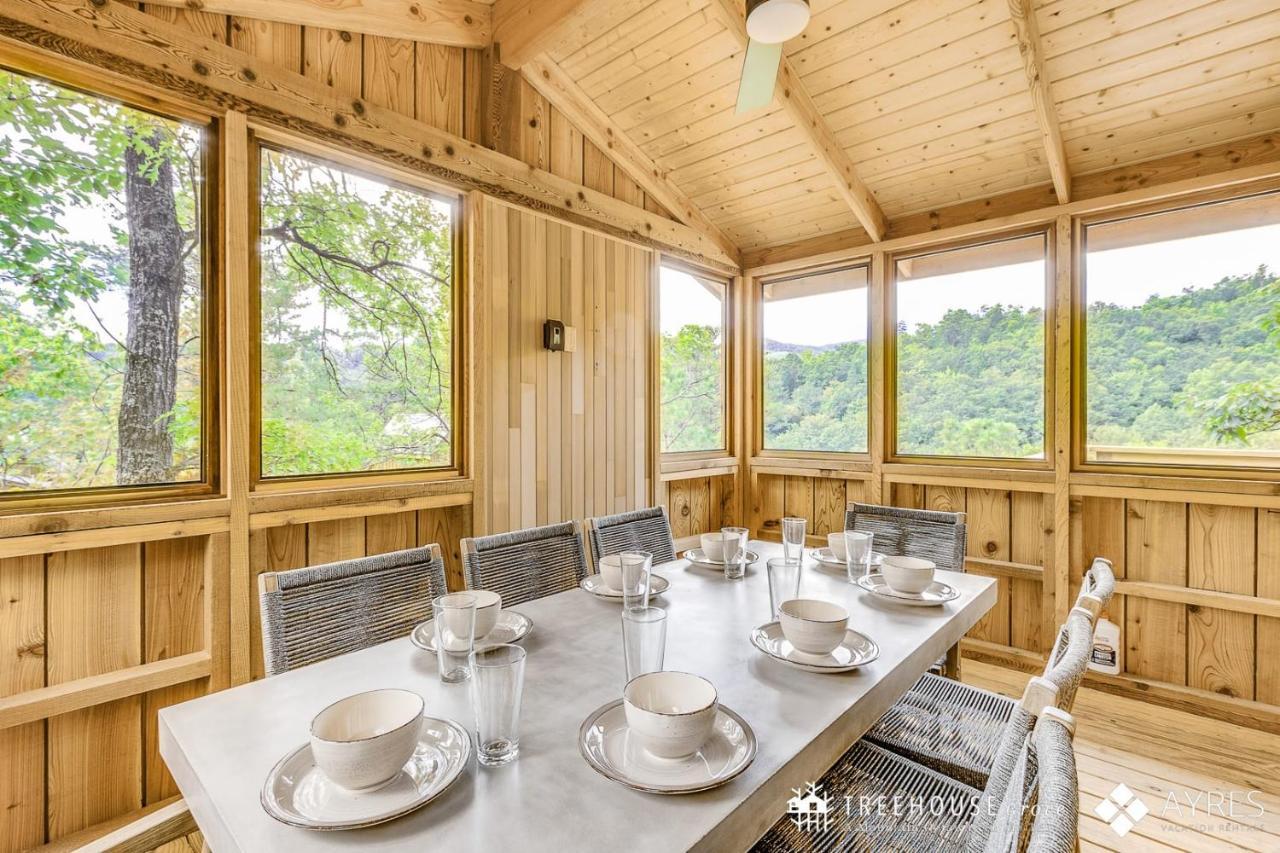 The Blackjack Oak In Treehouse Grove At Norton Creek Gatlinburg Exteriér fotografie
